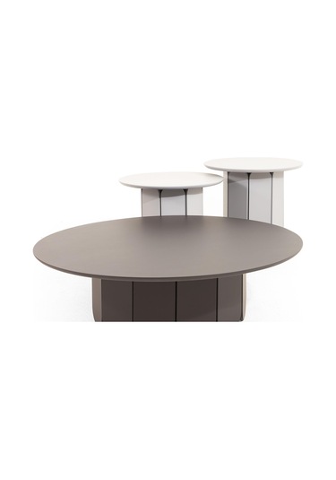 Metro R. Yuvarlak Orta Sehpa Salon Sehpası Rehome