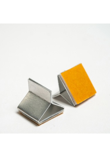 Kare Fitil Sehpası Yapışkanlı - 20 ADET ( 15mm x 15mm x 15mm