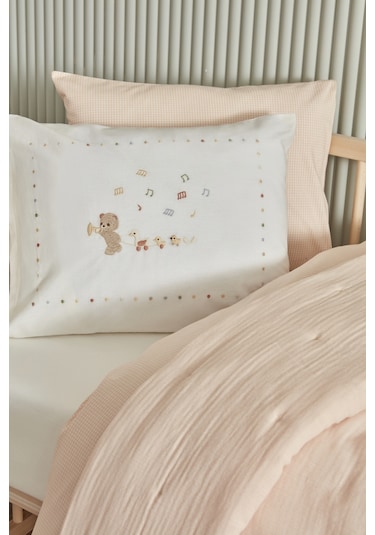 Karaca Home Bebek Eloise Müslin Comfort Set Pudra 200.22.14.0523