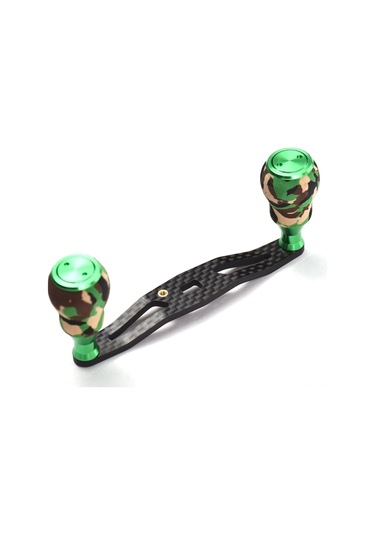 Skycity Kamuflaj Yeşil Karbon Misina Kolu 5 8mm Çap 10.5cm, Döküm Ve İp Misinaları İçin Uyumlu, Kolay Kurulumlu