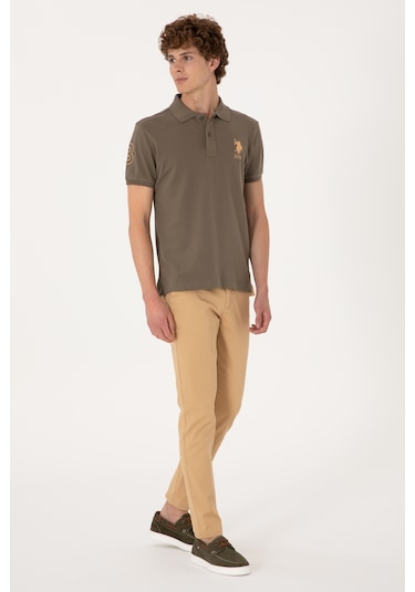 U.S. Polo Assn. Erkek Camel Kanvas Pantolon 50309142-VR015