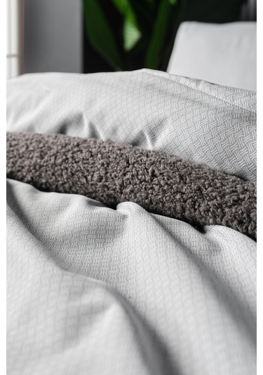 Pure Touch Nevresim Takımı Tek Kişillik Koyu Gri Koyu Gri