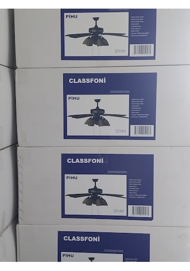 Classfoni Pihu Avizeli 142 Cm Tavan Vantilatörü