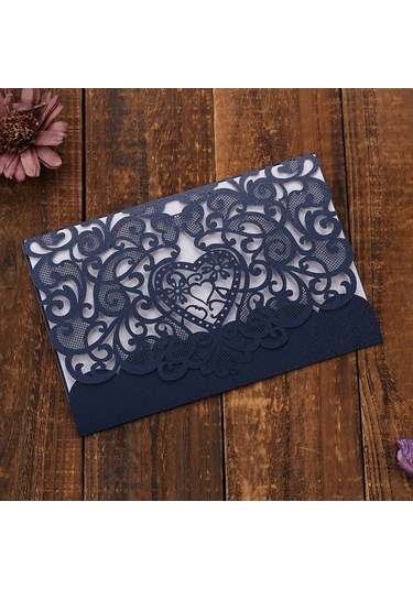 Novahub 20 Adet Aşk Desenli Davetiye Kartları, Davetiye Tutacakları Düğün Doğum Günü Partisi Yıldönümü İçin