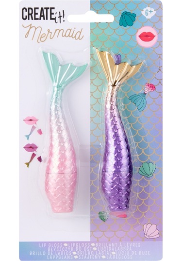 Create It Dudak Parlatıcısı Seti - Pembe Mor - Mermaid