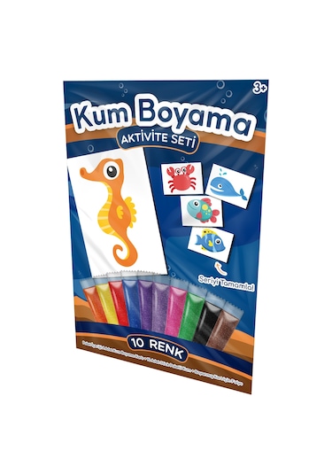 Deniz Atı Kum Boyama Aktivite Seti