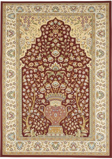 Lüks Dijital Baskılı Yumuşak Diz Acıtmayan Seccade Çok Renkli