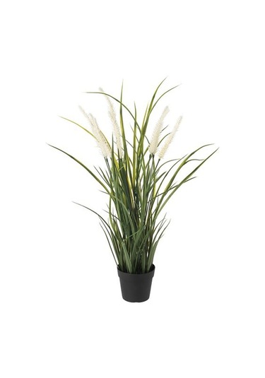 Yapay Çiçek Çim-Beyaz Uçlu IKEA 9 Cm Yapay Bitki Ev Dekorasyon