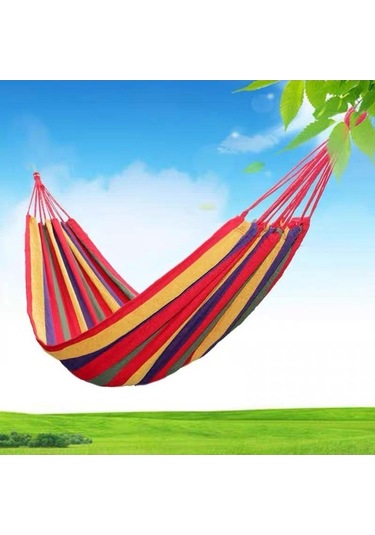 Trendooze Yatak Veranda Tuvali Tuval Taşınabilir Seyahat Sandalyesi Salıncağı Mekan Kırmızı Kapalı/dış Kamp Hamak Bahçe Bahçe Asma Asma Arka Ne Kırmızı