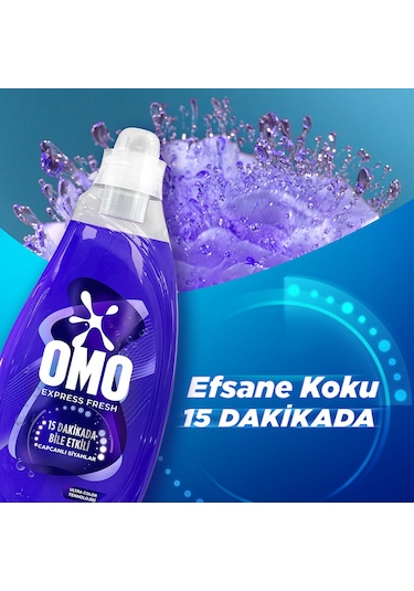 Omo Express Fresh Capcanlı Siyahlar Tüm Koyu Renkler Sıvı Çamaşır Deterjanı 1480 Ml X2 Diğer