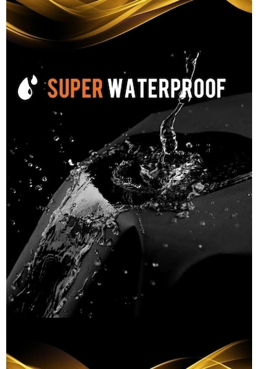 Motosiklet Branda Siyah Lüx Oxford 270d Kalın Kumaş Motor Brandası M Beden