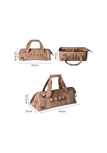 Kamp Alet Çantası Büyük Kapasiteli Geniş Ağızlı Saklama Kum Diğer Çok Renkli