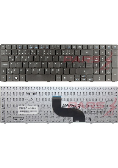 Packard Bell New95, Sn7105A , Sn8101, Notebook Klavye (Siyah Tr)