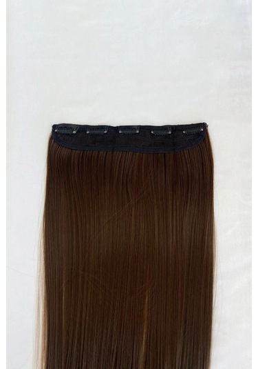 Caş Dekorasyon Isıya Dayanıklı Yarımay Çıt Çıt Saç-sh6d-fındık Kahve-düz-60 Cm-110 Gr