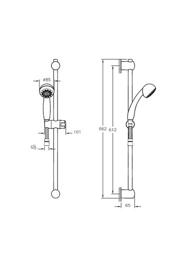 Punto Sürgülü El Duşu Takımı 3 Fonksiyonlu A45502 Diğer