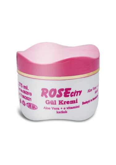 Rose City Aloe Vera + E Vitamini Katkılı Gül Kremi 275 ML
