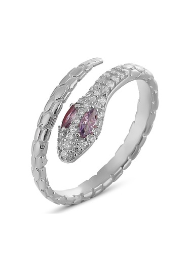 Zanaatsilver 925 Ayar Gümüş Yılan Modeli Yüzük