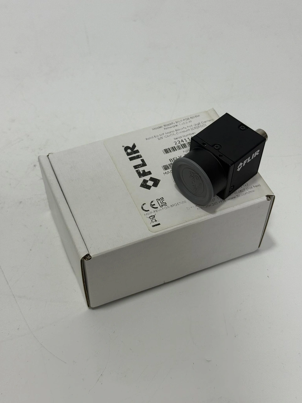 Flır Blackfly 5mp Monokrom Gige Kamera Bfly-pge-50s5m-c