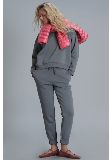 Lufian Uwen Örme Kadın Sweatshirt - Nefti Yeşil 122030001100640