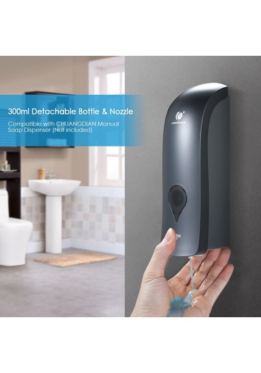 Chuangdıan 300ml Ayrılabilir Sabunluk Şişe Ve Meme,şeffaf Diğer