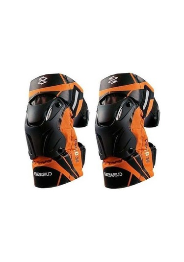 Dancemonkey 2 Adet Motosiklet Dizliği Turuncu, Güçlü Koruma Turuncu