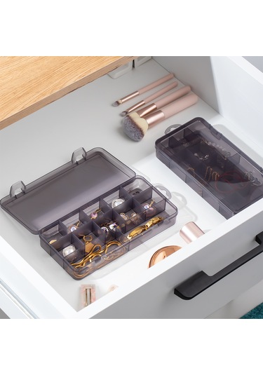 Porsima Org-600 4lü Çok Amaçlı Bölmeli Organizer Takı Kutusu Antr