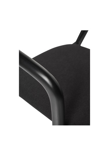 Zodiac Exclusive Yılan Ahşap Sandalye Siyah - Siyah