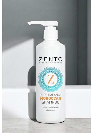 Zento Moroccan Onarıcı Nem Veren Saç Bakım Şampuan 500 Ml