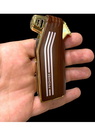 Promise Kahve Sarı Puro Çakmağı 409226