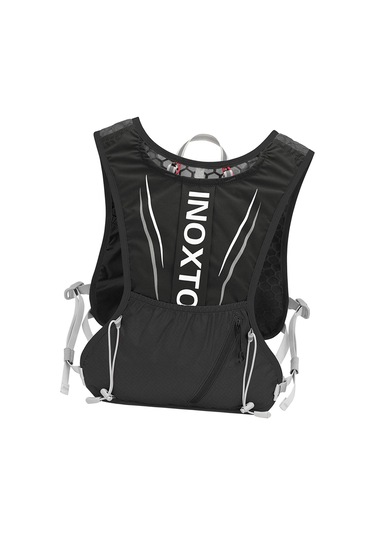 Suntek Hidrasyon Paketi Yeleği, Ayarlanabilir Koşu Takımı Siyah