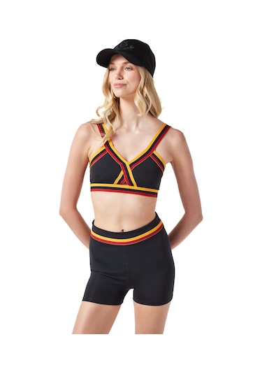 Gsstore X Midground Kadın Kısa Tayt K251224 Siyah