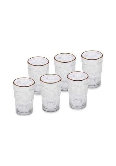 Karaca  Sunflower 6'lı Meşrubat Bardağı Gold