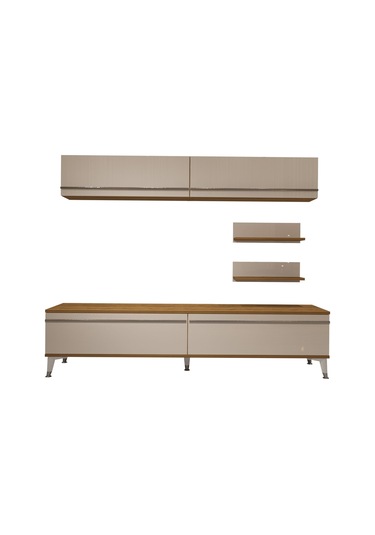 Decoraktiv Eko 5 Mdf Std Silver Tv Ünitesi Tv Sehpası Pera - Beyaz