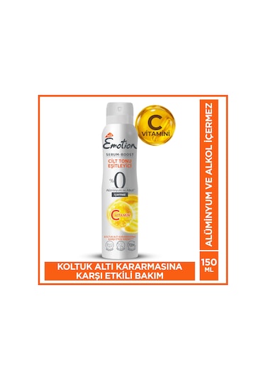 Serum Boost Cilt Tonu Eşitleyici Kadın Sprey Deodorant Alüminyum&alkol İçermez 150 Ml