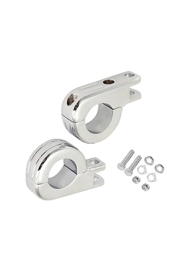 Homyl Motosiklet 38mm Motor Bar Otoyol Ayak Peg Montaj Kelepçesi