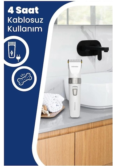 Goldmaster Gm-9125 Tırmık Evcil Hayvan Tıraş Seti