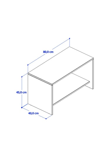 Luna Orta Sehpa - Antrasit
