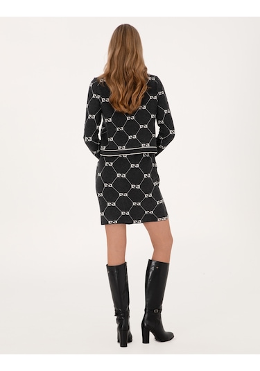 Pierre Cardin Kadın Antrasit Etek Triko 50311058-vr006 Antrasit