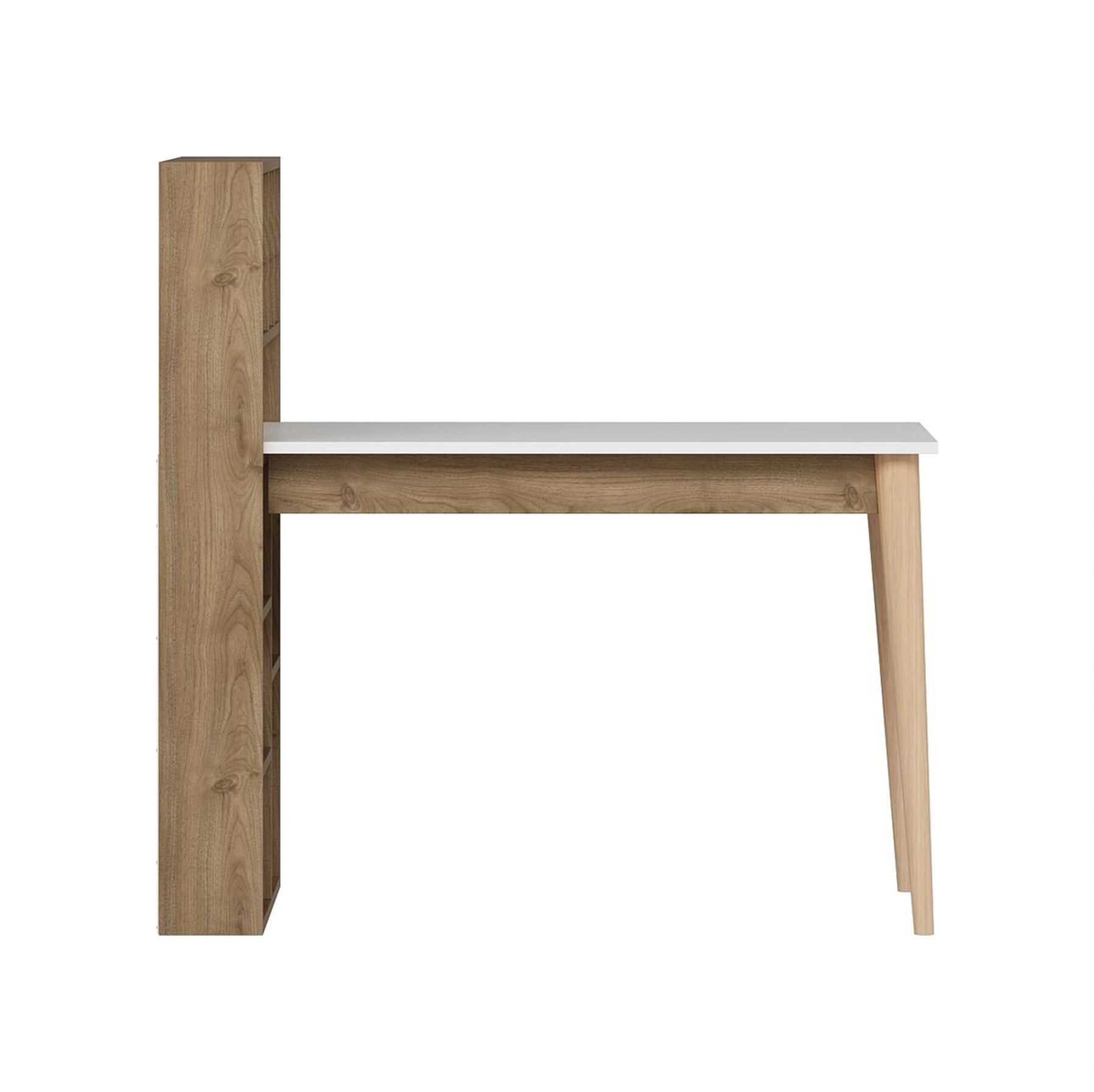 Calvia Çalışma Masası - Beyaz/rahle Çok Renkli