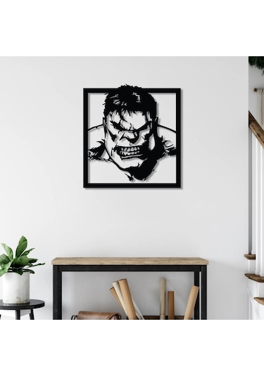 Hulk Yeşil Öfke Metal Duvar Dekoru