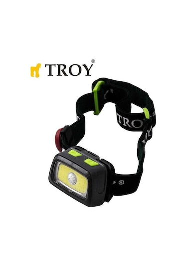 Troy 28202 Cob Led Kafa Lambası 3 Renkli Gri