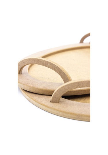 Na Neşeli Ahşap Oval Sunum Tepsi Takımı Ahşap Kulplu Servis Sunum Tepsisi Ham Ahşap Boyama Tepsi Boyama Ahşap Boyası Takımtepsi