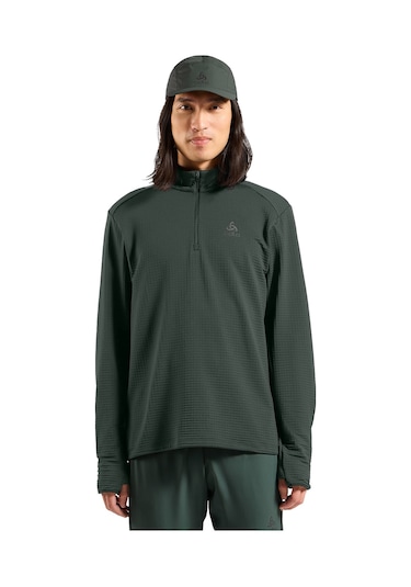 Odlo Odlo Essential Thermal Mid Layer 1/2 Zip Erkek Yeşil Içlik Üst 19749 Yeşil