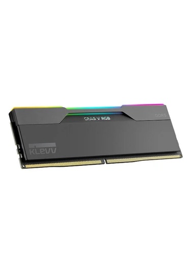 Klevv KD5AGUA80-64A320G Cras V RGB 32 GB (2x16GB) 6400MHz CL32 INTEL XMP 3.0 – AMD EXPO DDR5 Heatsink Obsidian Black Ram