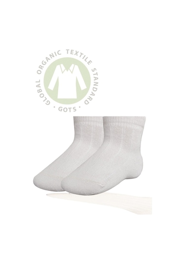 Bibaby Biorganik Simple Bebe Çorap 68368 Taş