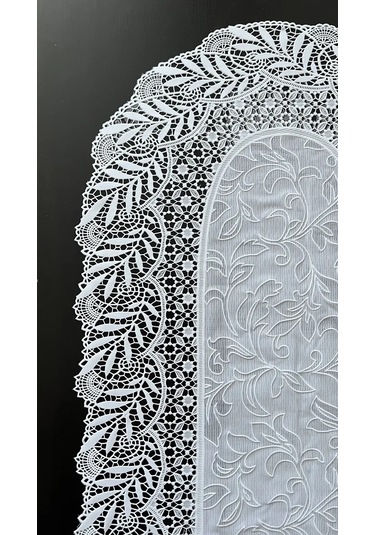 Best Price 34 Beyaz Oval Masa Örtüsü 277990545 Beyaz