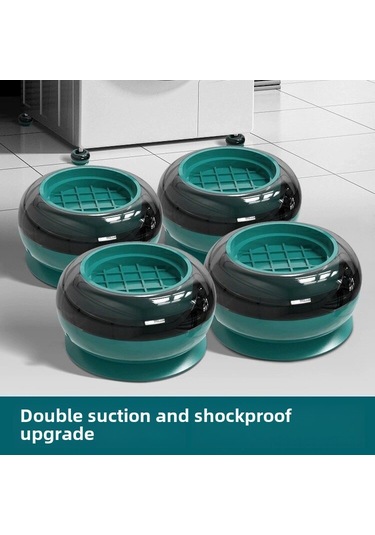 Youtek Ev Aletleri İçin Taşınabilir Yüksek Dayanıklı Anti-skayma Standı - Yük Taşıma, Şok Emme, Evde Kolay Kullanım Yeşil 4'lü Paket Diğer