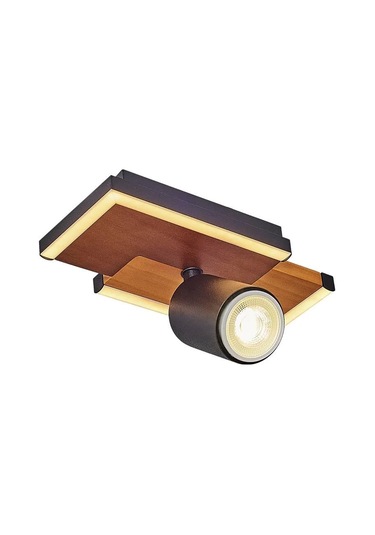 Özcan Aydınlatma 1419-1 Tek Spotlu Plafonyer Meşe Meşe
