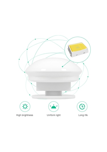 Moveevo Led Makyaj Aynası Ampulü Ayna Ön Işığı Usb Makyaj Işığı Üç Renkli Karartmalı Ayna 14 Işık