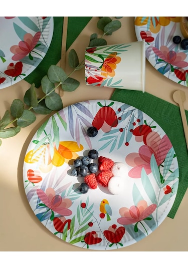 Albeta Parti İçin Tek Kullanımlık Tabak Takımı 20 Kişilik 254304397 100 adet